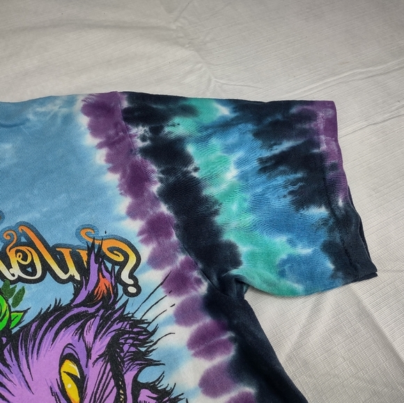 Liquid Blue Alice in Wonderland Mad Hatter Double Sided Short Sleeve Tee Medium - Picture 5 of 11